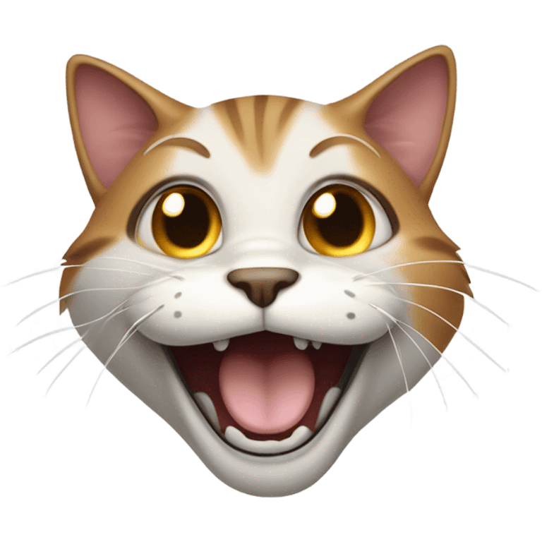 Laughing cat emoji