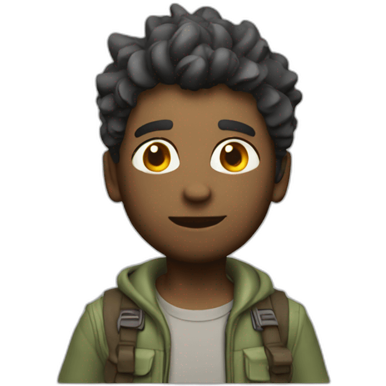 3d action game character emoji