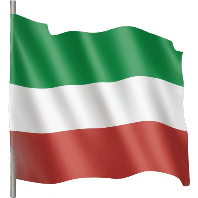 The Hungarian flag but upside down  emoji