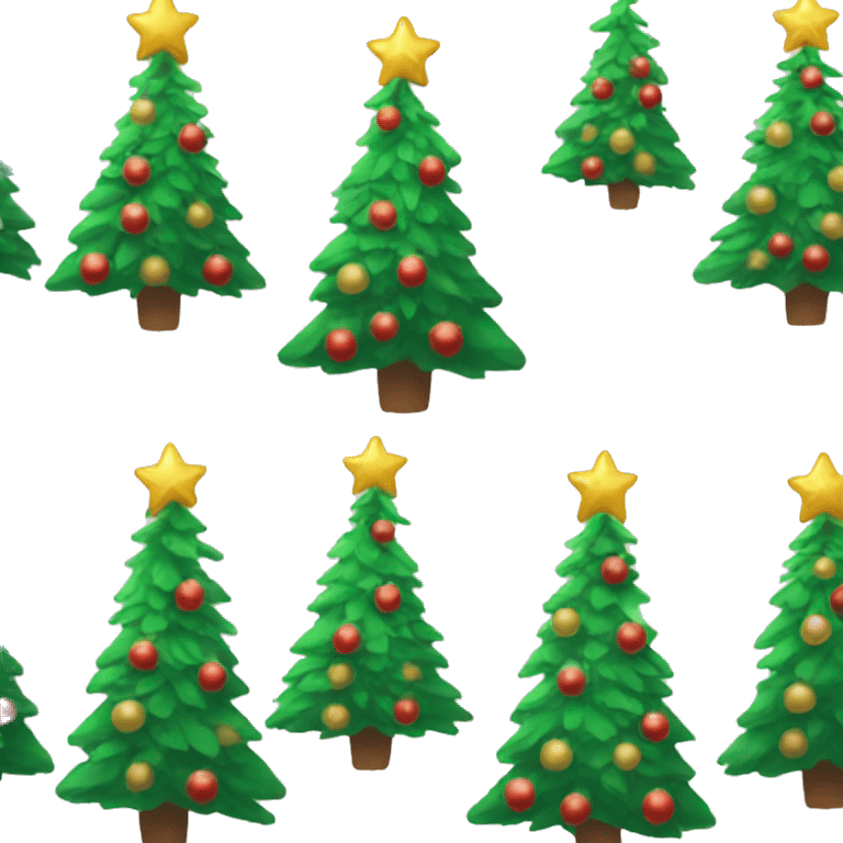 Aesthetic christmas tree emoji