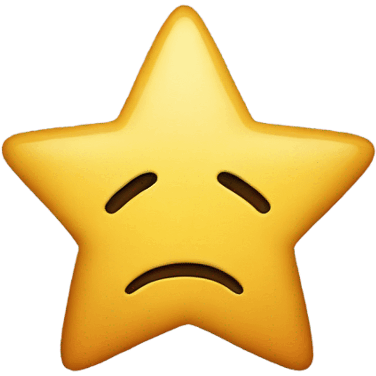 Sad Star emoji