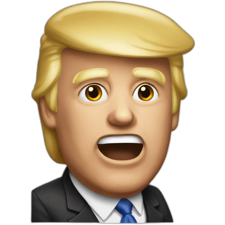 Trump choquer emoji