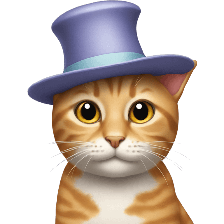 Cat in hat emoji