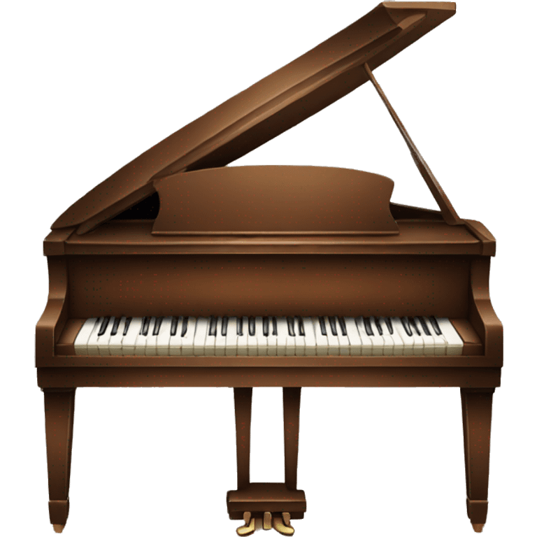 Brown Piano emoji