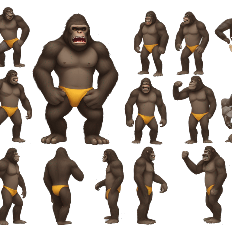 King kong in a bikini emoji