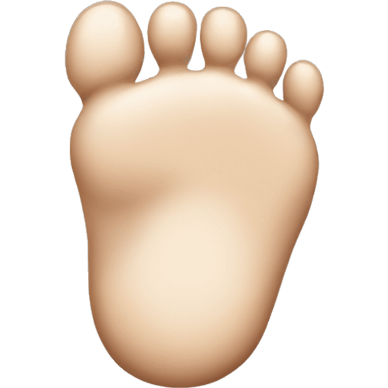 white foot emoji