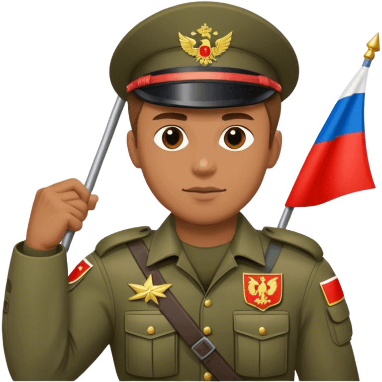 special force with russian flag emoji