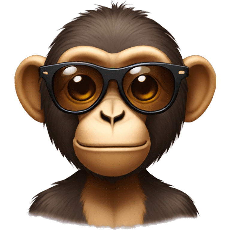 monkey with sunglasses emoji