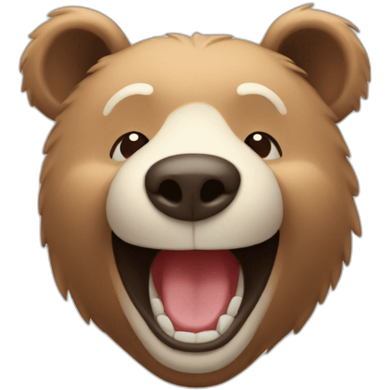 happy bear emoji