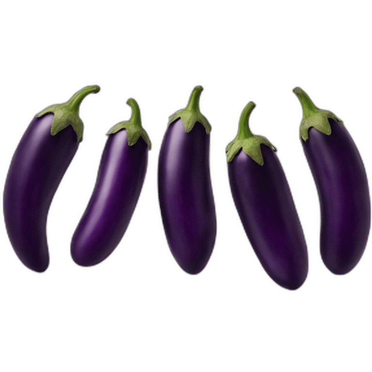 Multiple aubergines not NTFS emoji