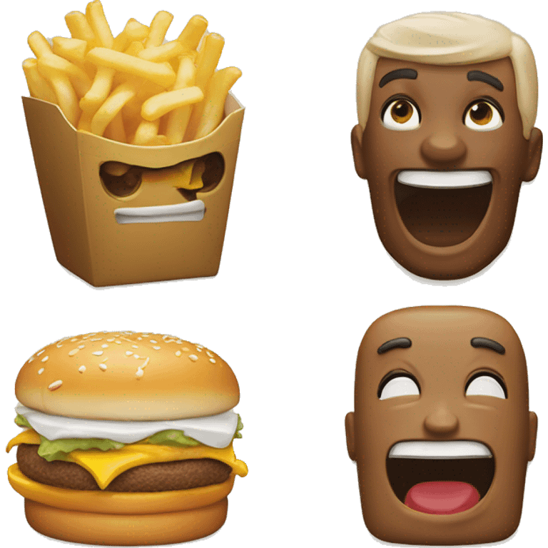 McDonald’s happy meal  emoji