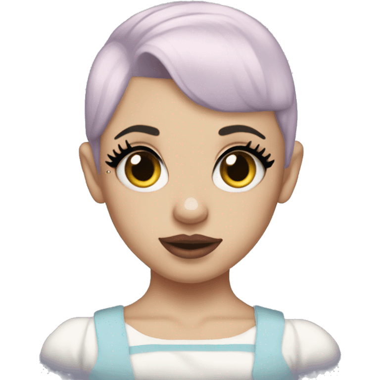 Melanie Martinez with a shaved head  emoji