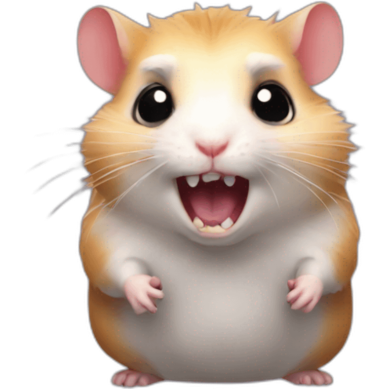 Hamster vampire emoji