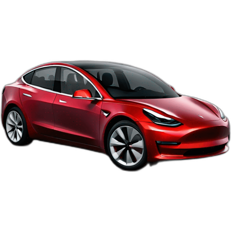 Tesla model 3 emoji