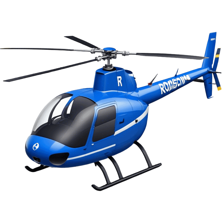 Robinson R44 - Robinson Helicopter Company (Model Year: 2021) (Iconic colour: Blue) emoji