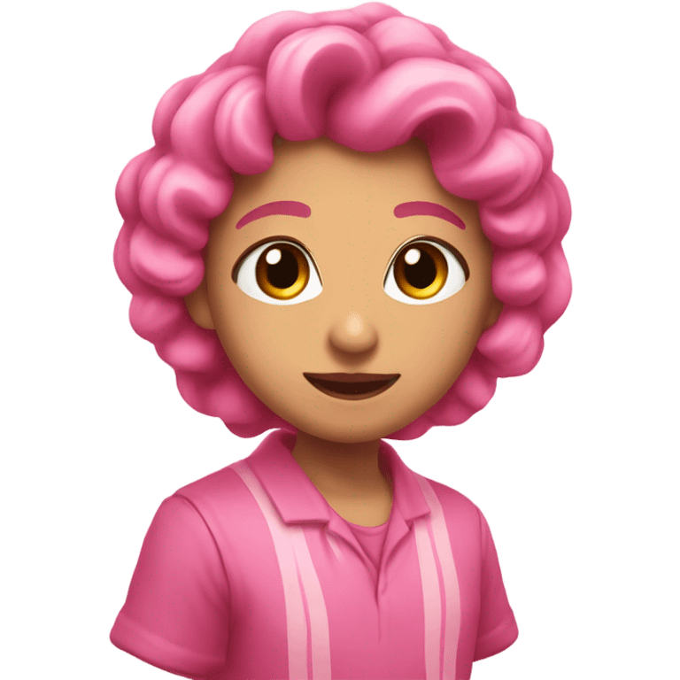 Moño rosa  emoji