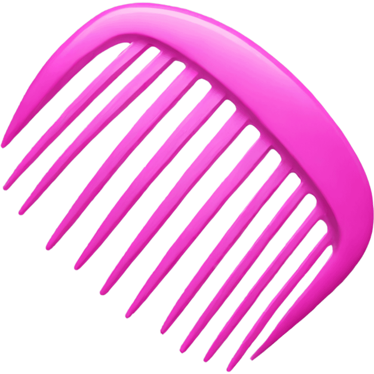 pink comb emoji