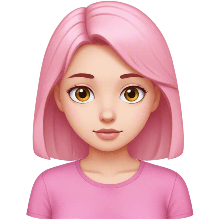 girl in pink shirt  emoji