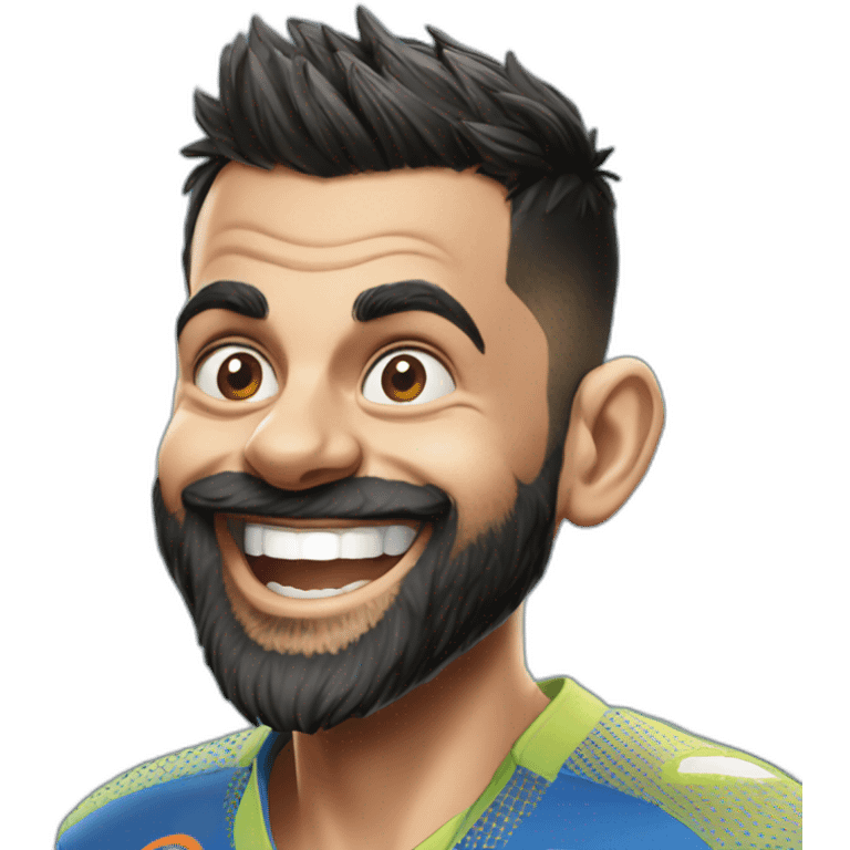 laughing virat kohli emoji