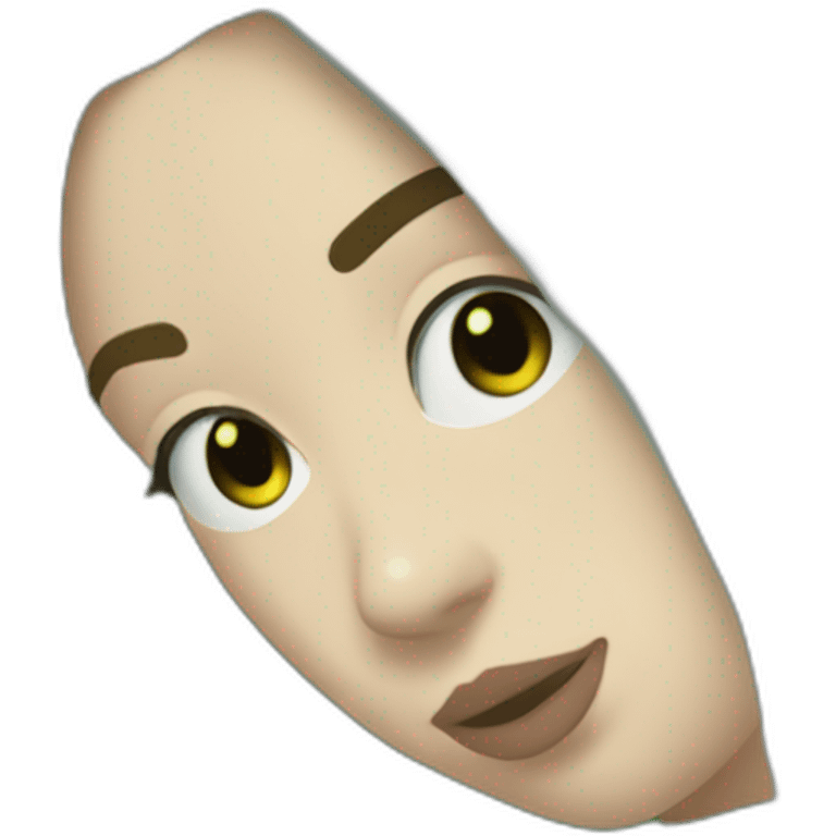 Billie eilish Green haïr emoji