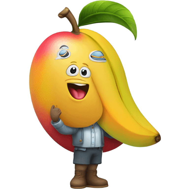 Mango banana man emoji