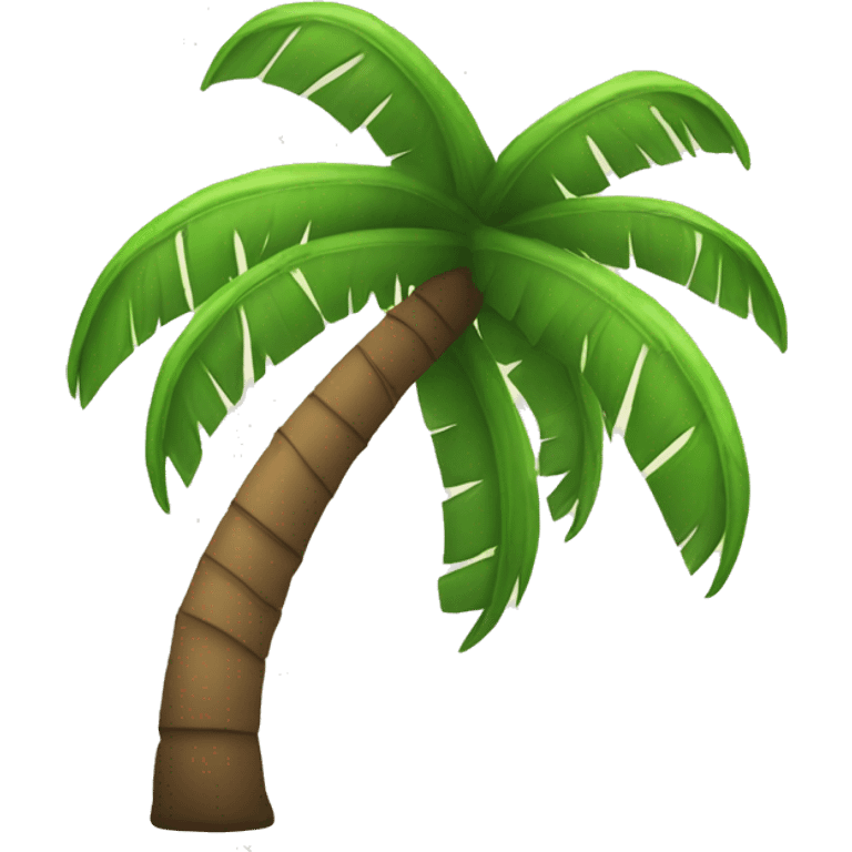 Palm tree on island emoji