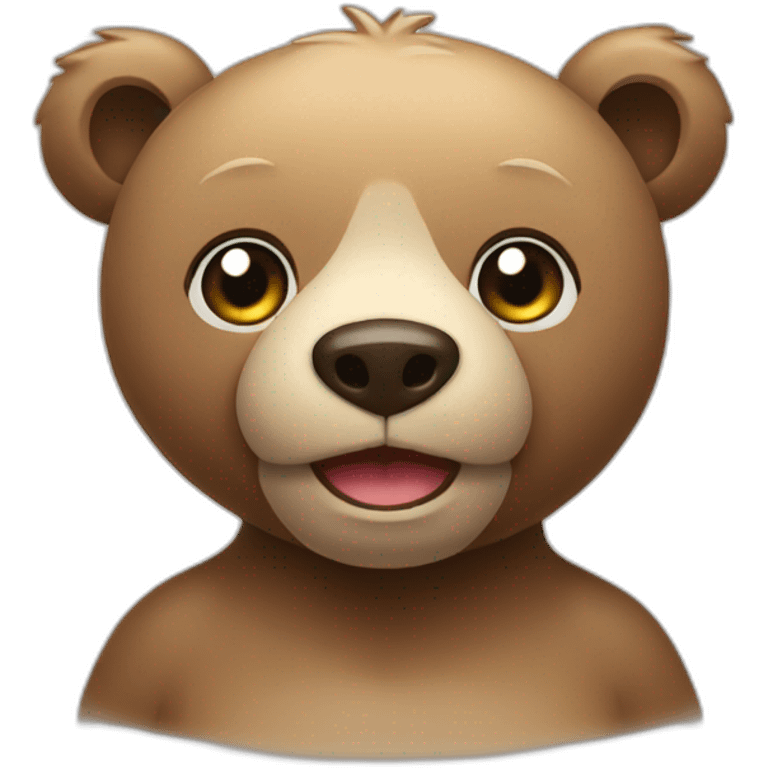 bear with verification icon emoji