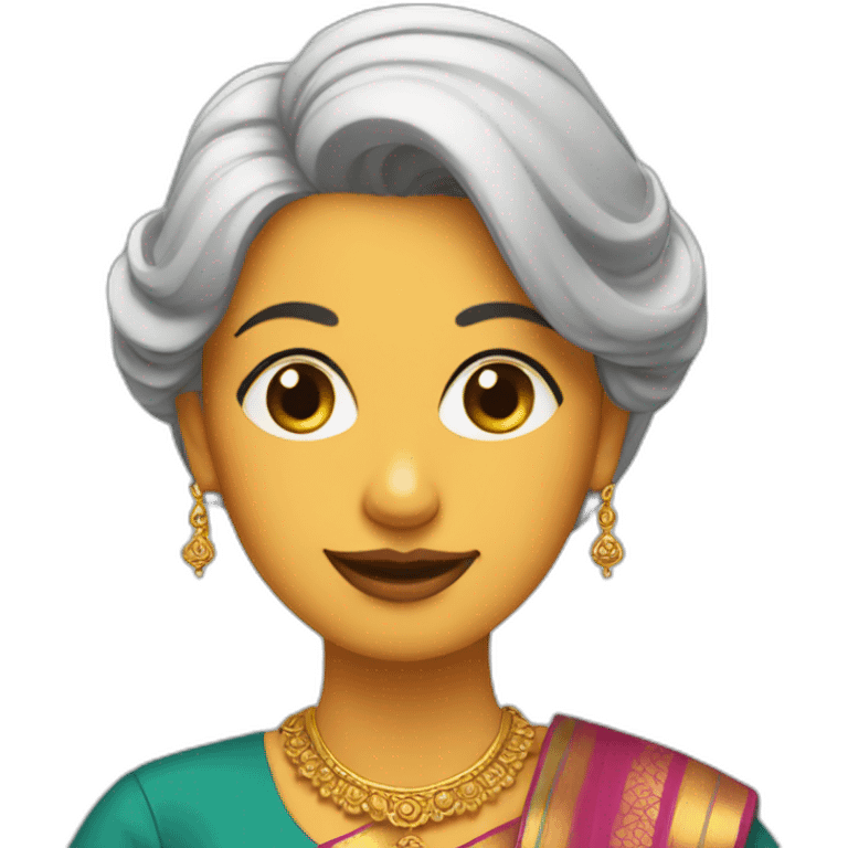 lady in saree emoji