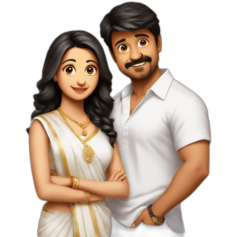 Trisha in vijay emoji