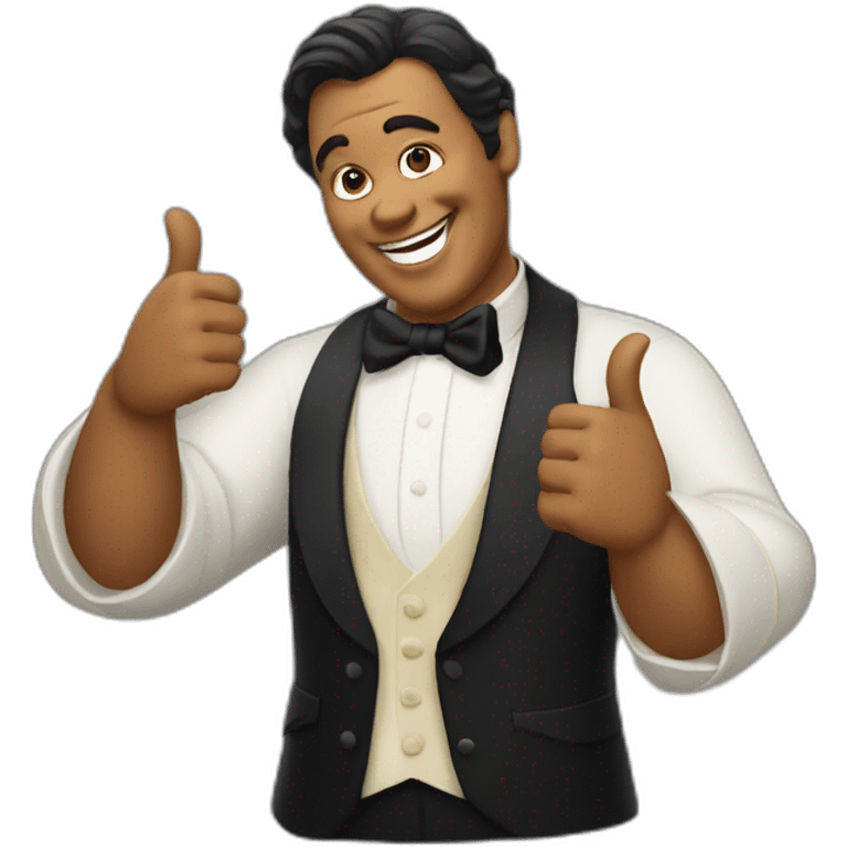 opera singer thumbs up emoji