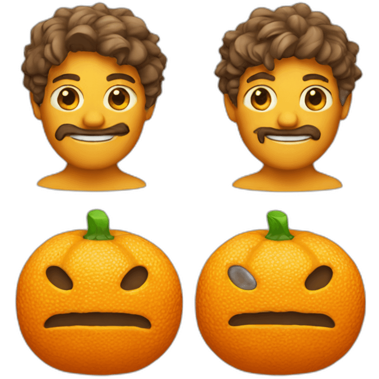 orange pil emoji