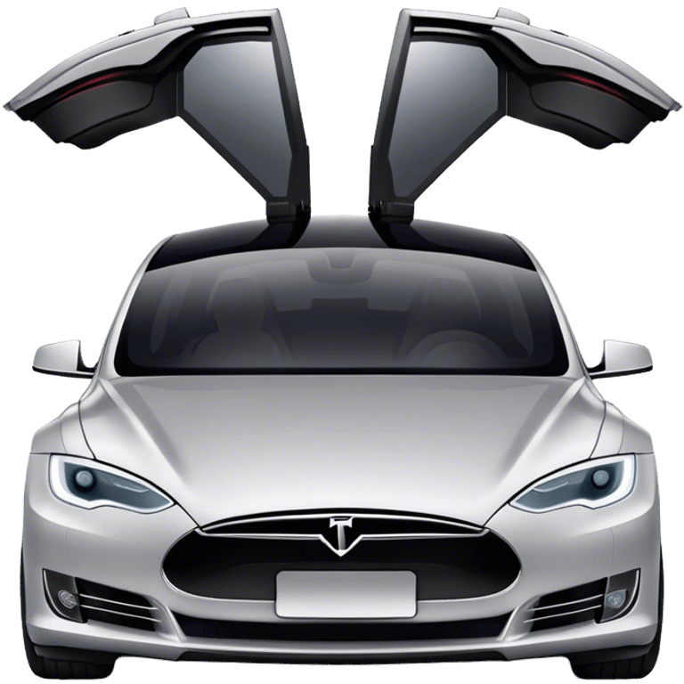 Tesla Model S - Tesla (Model Year: 2022) (Iconic colour: Silver) emoji