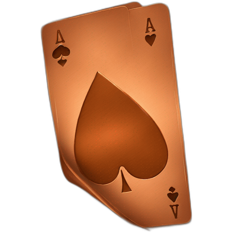 copper-card-poker emoji