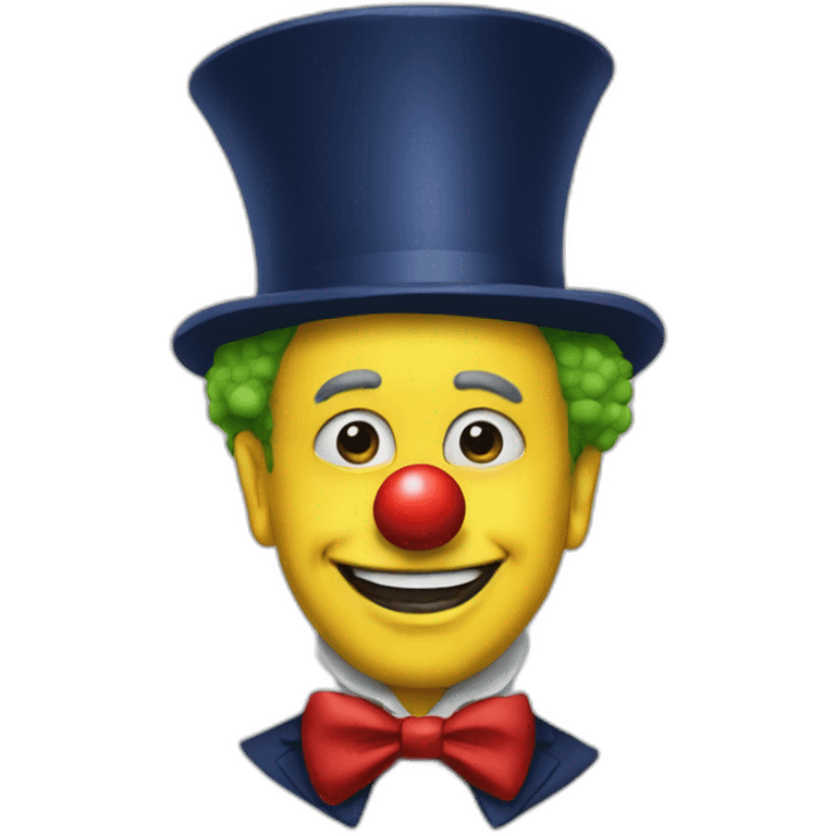 Macron clown emoji