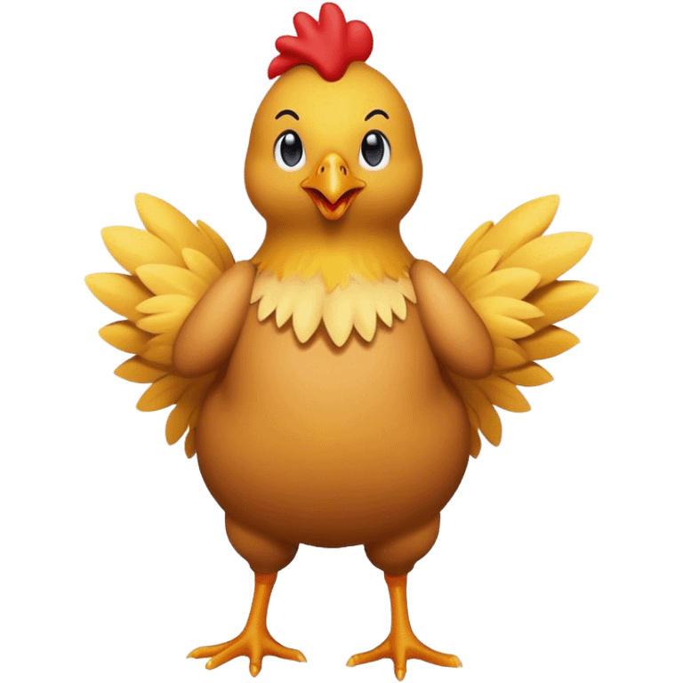 Chicken dancing emoji