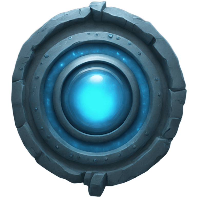 a flaSHING blue portal emoji