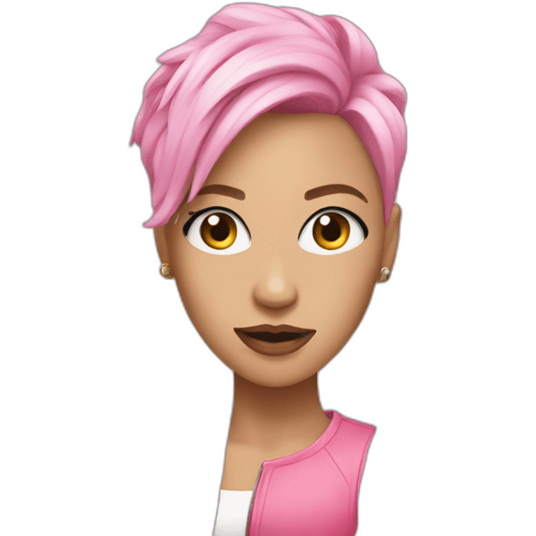 Singer pink emoji