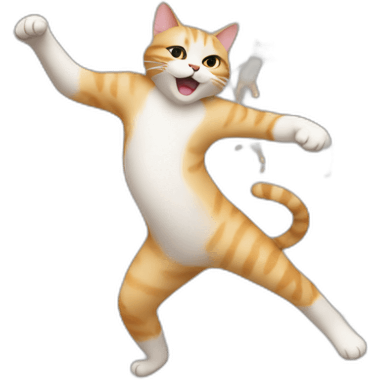 The cat's dancing emoji