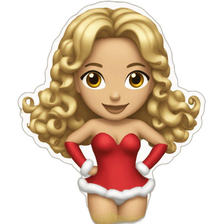 mariah carey christmas emoji