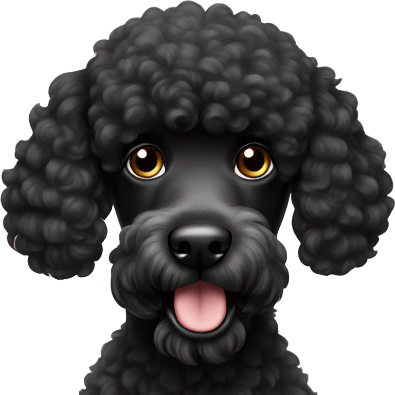 Black poodle emoji