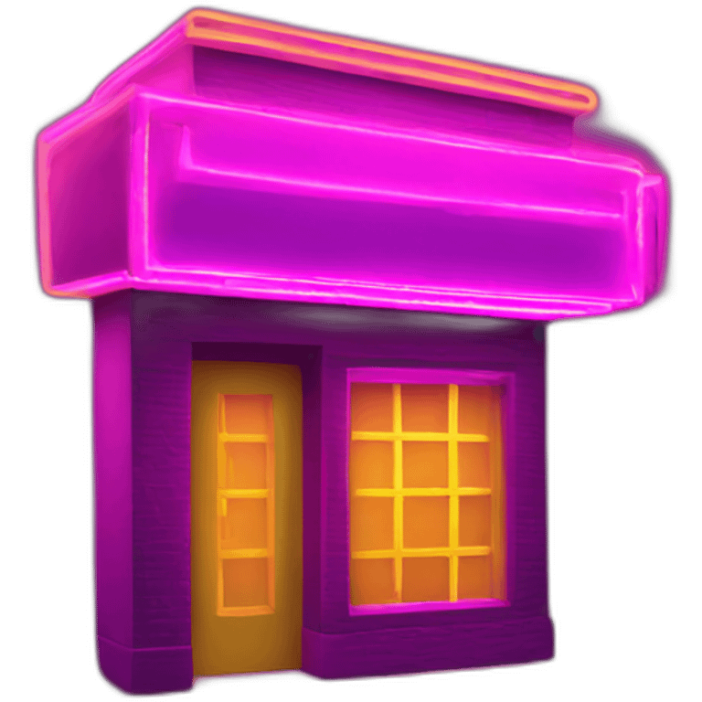 neon closed sign emoji