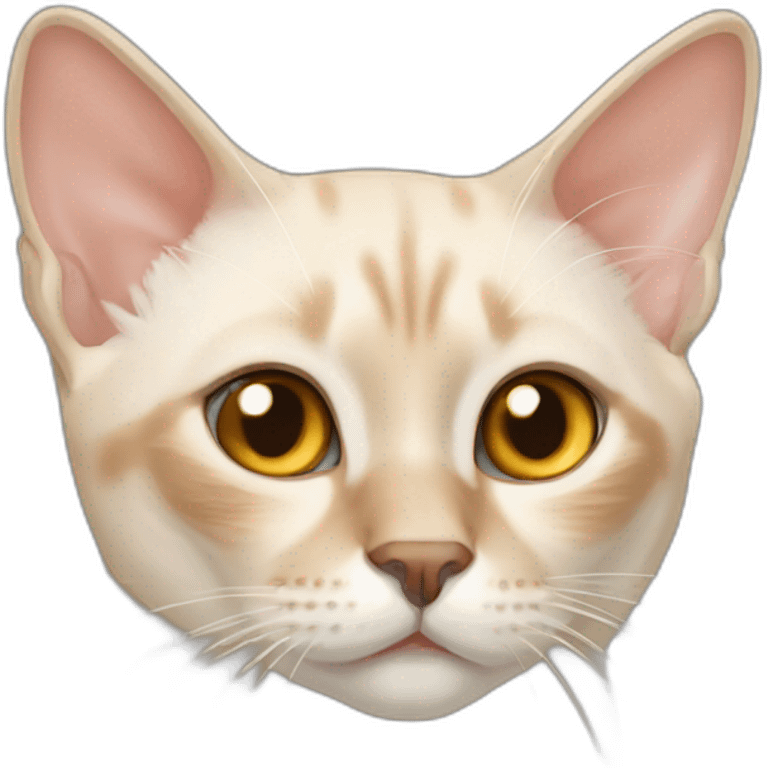 Flamepoint siamese cat emoji