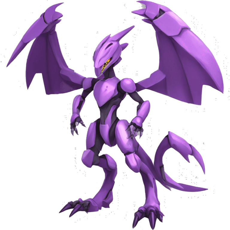  Cool Edgy Godly Futuristic Digimon-Fakemon-Genesect-Reptile full body emoji