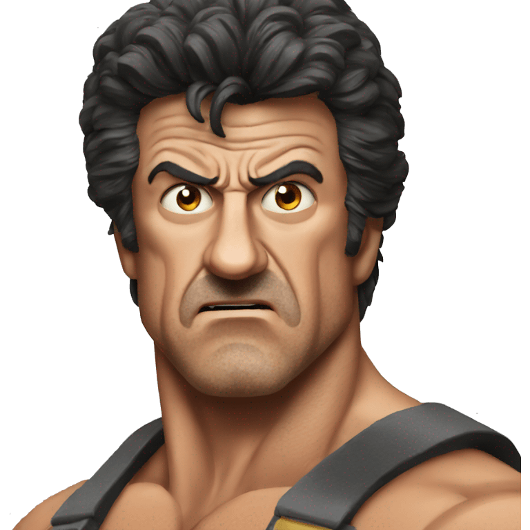 Stallone angry emoji