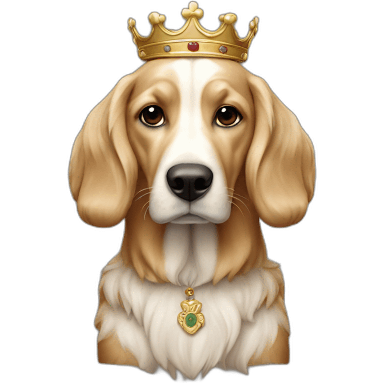 Chien royal bourbon emoji