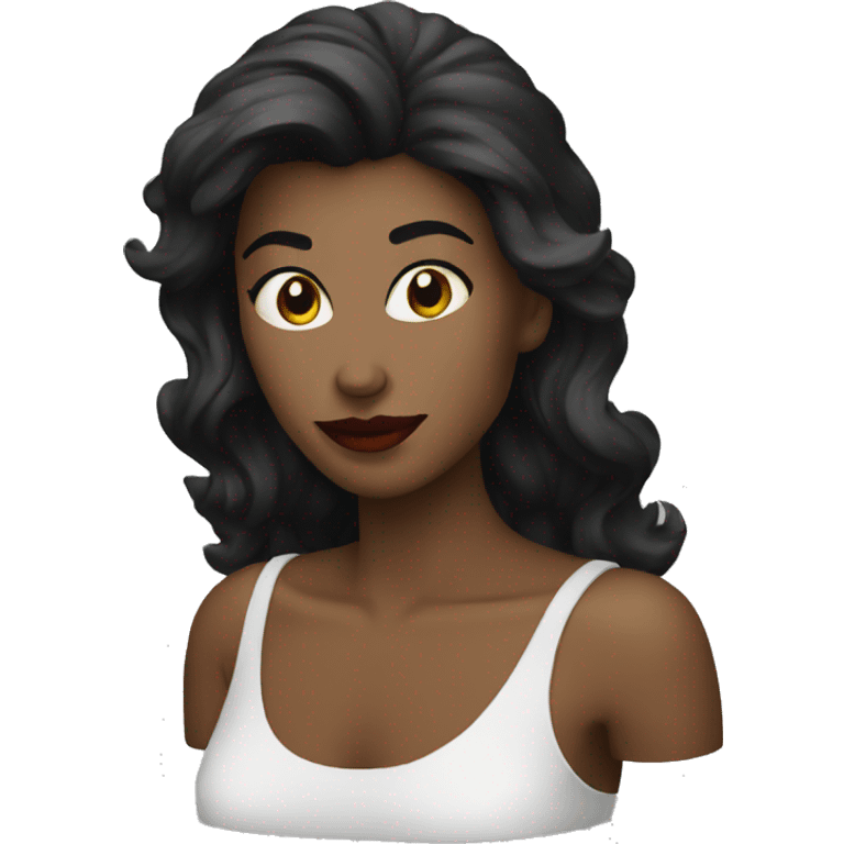 Levre noir emoji