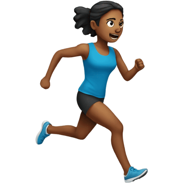 Jenny running emoji