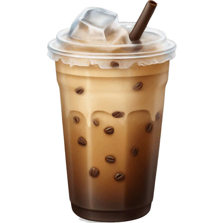 Iced coffee emoji