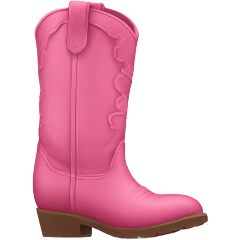 Pink country boots  emoji