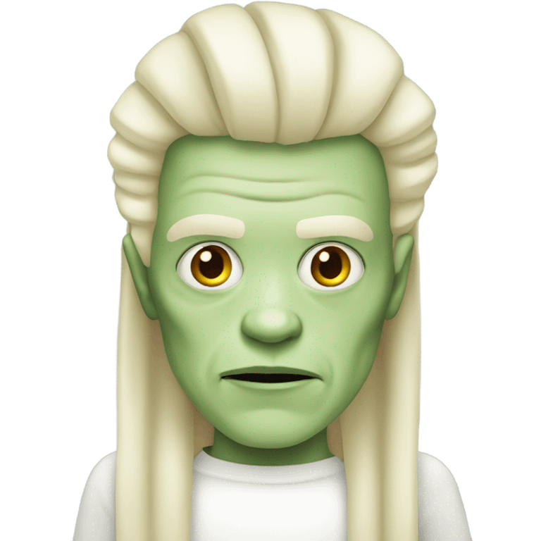 Albino blonde Frankenstein  emoji